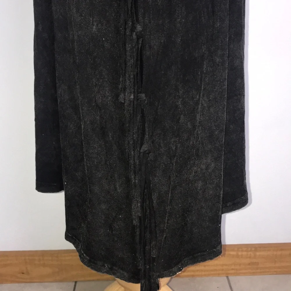 LAST CALL NWT POL distressed soft fringed layering tunic SM beach boho NFR swim